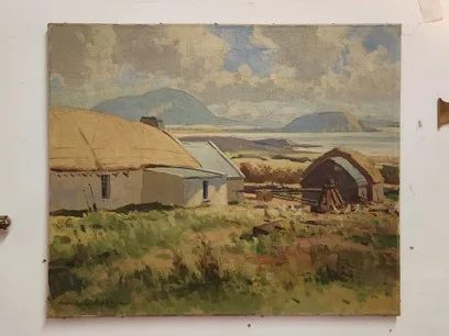 "Countryside View" Oil Painting