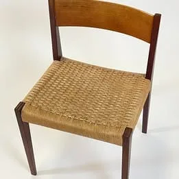 Unique vintage PIA desk chair with industrial charm. A comfortable and stylish seating option.