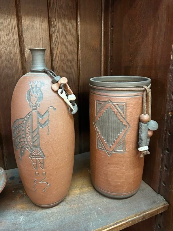 Authentic Handcrafted Modern Navajo Art Pottery - Southwest Decor - Image 2