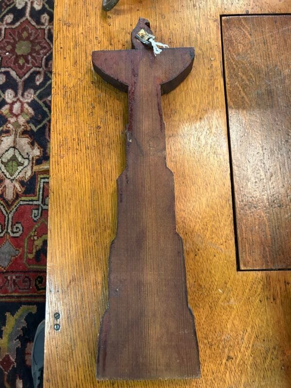 Hand-Carved Cedar Folk Art Totem with Eagle - 18" x 5.5" - Unique Rare Find - Image 5