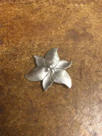 Vintage mcm Modernist sterling Toronto artist brooch