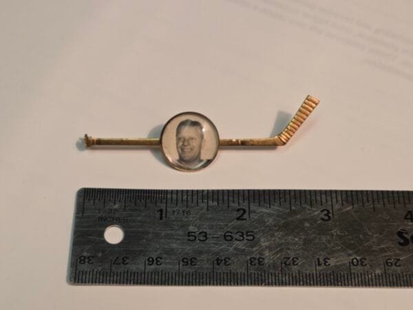 Turk Broda 1949-1951 Beehive Tie Clip – Premium Rare Toronto Maple Leafs Collectible - Image 3